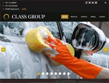 Tablet Screenshot of classgroup.ae